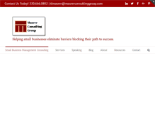 Tablet Screenshot of maurerconsultinggroup.com